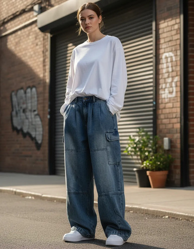 Jeans Y2k Baggy Cargo Estilo Vintage | Envío gratis