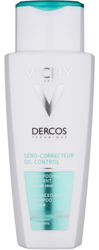 Shampoo Vichy Dercos Thechnique Sebo-corrector En Botella De 200ml Por 1 Unidad