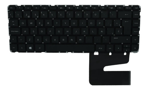 Teclado Hp Hp14nes Para Hp 14-n005la 14-n007la 14-n009la 14-d020la Color Negro