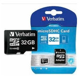 Memoria Micro Sd Hc 32gb Clase 10 Verbatim Full Hd Videcom