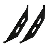 Ménsula Soporte Lateral Para Estantes Negro 30cm (4 Unid)