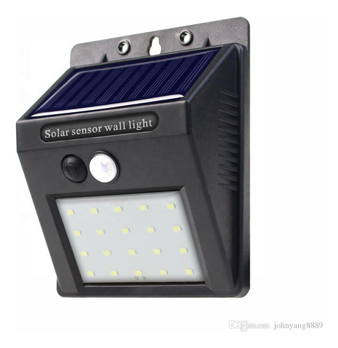 Pack 10 Luz Led Solar De Muro Con Sensor De Movimiento 3w