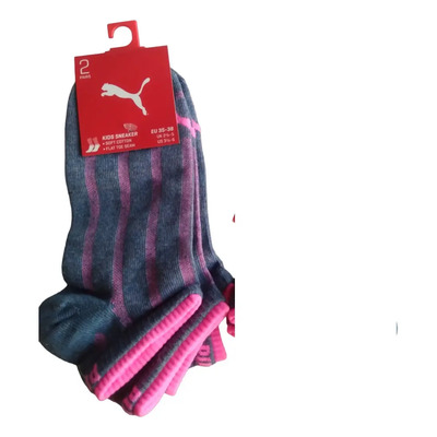 Calcetas Puma Gris/rosa 21/24 Cm Gris 16