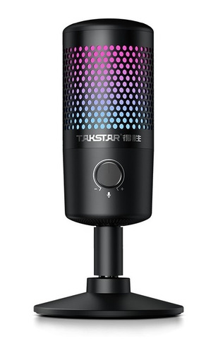 Micrófono Condensador Rgb Para Móvil En Vivo Takstar Gx1