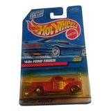 Hot Wheels Diecast 40s Ford Truck 1998 Vintage Blister Rojo