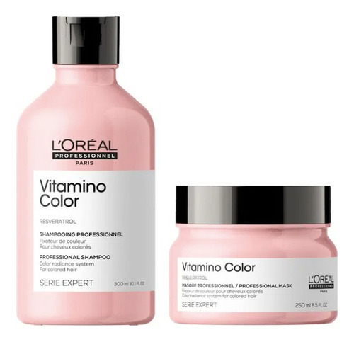 Combo Shampoo Y Mascara Vitaminio Color Loreal Pro
