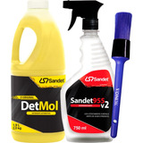 Shampoo Det Mol Sandet 955 Limpa Motor Remove Graxa + Pincel