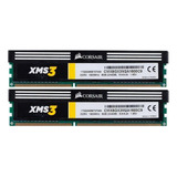 Memoria Ram Xms3 Color Black 8gb 2 Corsair Cmx8gx3m2a1600c9