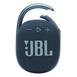 Parlante Jbl Clip 4 Portátil Con Bluetooth Waterproof Blue