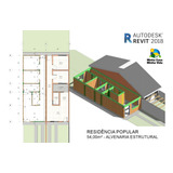 Template Revit - Casa Popular Mcmv - Alvenaria Estrutural