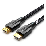 Cabo Hdmi 8k 2.1 2 Metros Pontas Gold Ultra Hd-r Dinamico