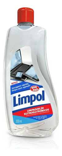 Limpador De Eletroeletrônicos Limpol - 200ml Lançamento