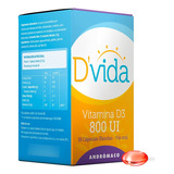 D´vida Vitamina D3 800 U.i. 35 Cápsulas Blancas