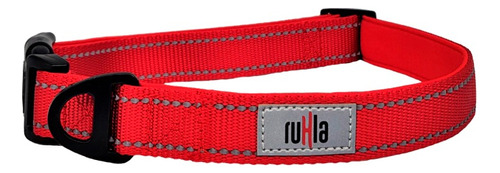 Ruhla Collar Uma M Interior Neopren Regulable Para Perros Color Rojo M