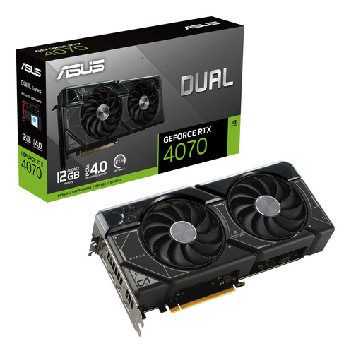 Asus Tarjeta De Video Dual Geforce Rtx 4070, 5888 Nucleos,