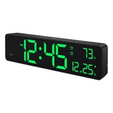 Reloj De Pared Digital, Pantalla Led De Dígitos Grandes, Des