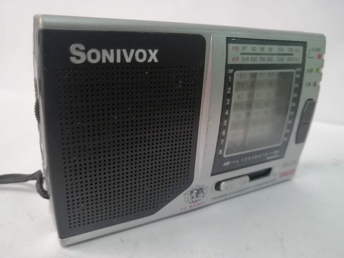 Radio Am Fm Sonivox Multibandas Usado Sin Tapa Buen Sonido