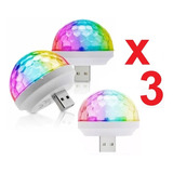 Luz Led Rgb Audiorítmica Boliche Dj Fiestas P/ Celu Y Usb