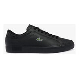 Zapatilla Hombre Lacoste Powercourt 1121 1 Sma Blk/blk