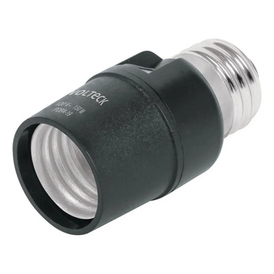 Portalámpara De Pvc Con Sensor De Luz, Volteck 46516 Color Negro | MercadoLibre