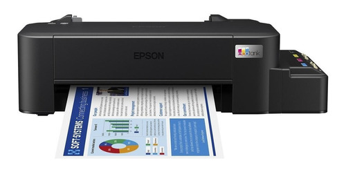 Impresora A Color Simple Función Epson Ecotank L121 Negra 