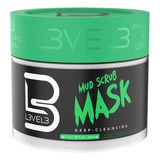 Mascara Crema Facial Mud Scrub Piel Grasa X500 Ml - Level 3