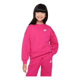 Polerón Nike Sportswear Club Fleece Niños Rosado