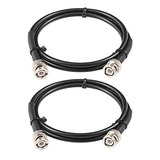 Cable Coaxial Mookeerf Bnc 50 Ohm Rg58 2 Unidades -negro