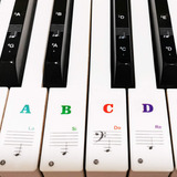 Stickers Para Teclado De Piano Para Teclas 88/61/54/49/37,  