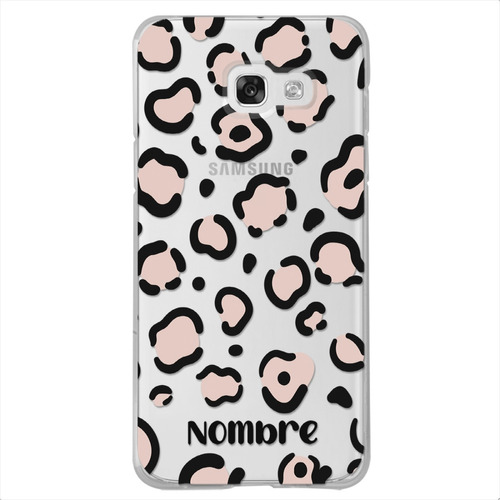 Funda Galaxy Animal Print Personalizada Con Nombre