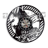 Reloj Barbería Vinilo 2021 Diseño Exclusivo 