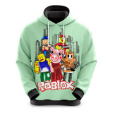 Blusa De Moletom Sublimado Infantil Jogo Roblox Lançamento 