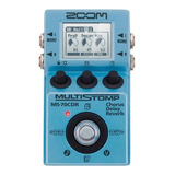 Pedal De Efeito Zoom Multistomp Ms-70cdr  Azul-celeste