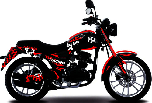 Kit Calcomanias Vinil Italika Rc250 Negra | Envío gratis