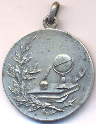 Medalla Corrientes Goya Escuela José E Gómez 1890-1940 Plata