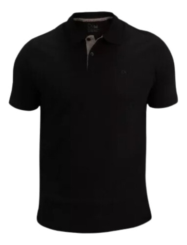 Camisa Masculina Social Gola Polo Ogochi Slim Manga Curta