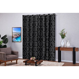 Cortina Jacquard Semi Blackout 2,80x2,00 Para Sala E Quarto