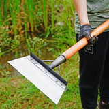 Pá Plana De Aço Para Limpeza De Jardins,