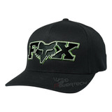 Gorra Fox Flexfit Ellipsoid Visera Curva Motocross Cut