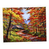 Pintura De Bricolaje Por Números Paisaje De Otoño