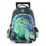 Mochila Dinosaurio 45cm Carro 18 Nene Luz Footy Colegio C