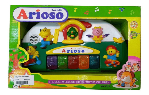 Piano Musical Animales De Granja - K Toys Color Multicolor