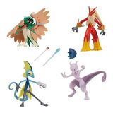 Pokemon Battle Feature Figure 4 Pack - Includes Four 4.5-inc
