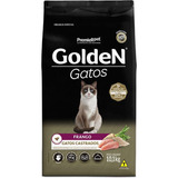 Ração Golden Premier Para Gatos Castrados Sabor:frango 10kg