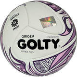 Balón De Fútbol Profesional Golty Origen #5 Morado.