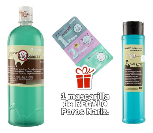 Shampoo Yeguada Verde Cabello Virgen Y Niños + Forte For Men