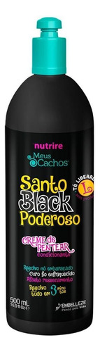 Creme De Pentear Condicionante Novex Santo Black 500ml