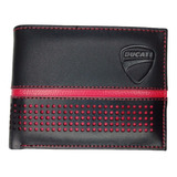 Cartera Ducati Fibra De Carbón Con Rojo