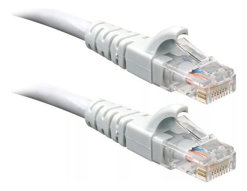 Cable De Red Ethernet Rj45 Cat6  1mts Gris 