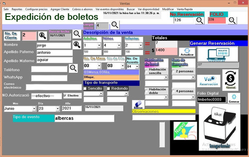 Programa Para Expedir Boletos Adaptable A Cualquier Negocio